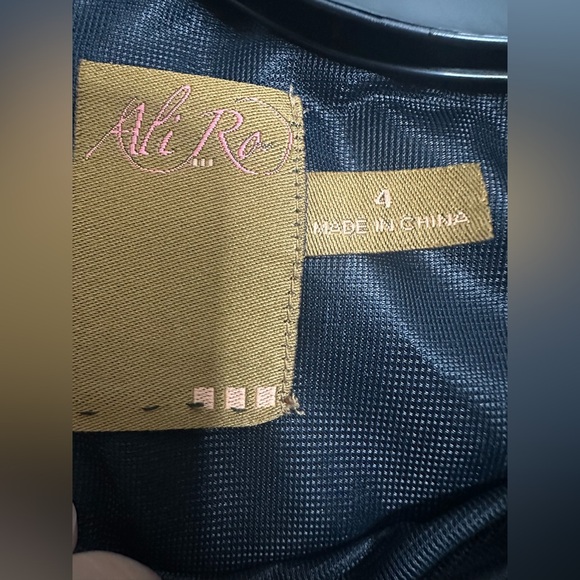 Ali Ro Black Sequin Mini Dress size 4 - Picture 3 of 7